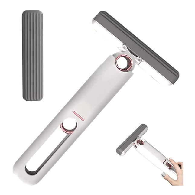 1pc2Mop Head,Hand-Washable Desktop Cleaning Mini Mop, Portable Self-Squeeze Mini Mop,  For Quick Cleaning Of Bathrooms, Kitchens