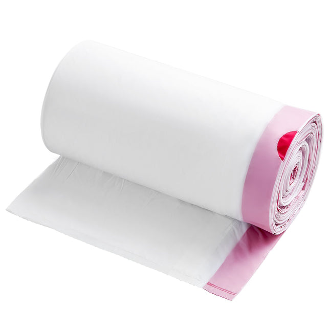 Drawstring Trash Bags, 13 Gallon 110 Count Tall Kitchen Trash Bags, Extra Thick Fresh Scent Garbage Bag, Recyclable Bin Bag With Drawstrings, For Home Kitchen, Office, RV And Camping (White)